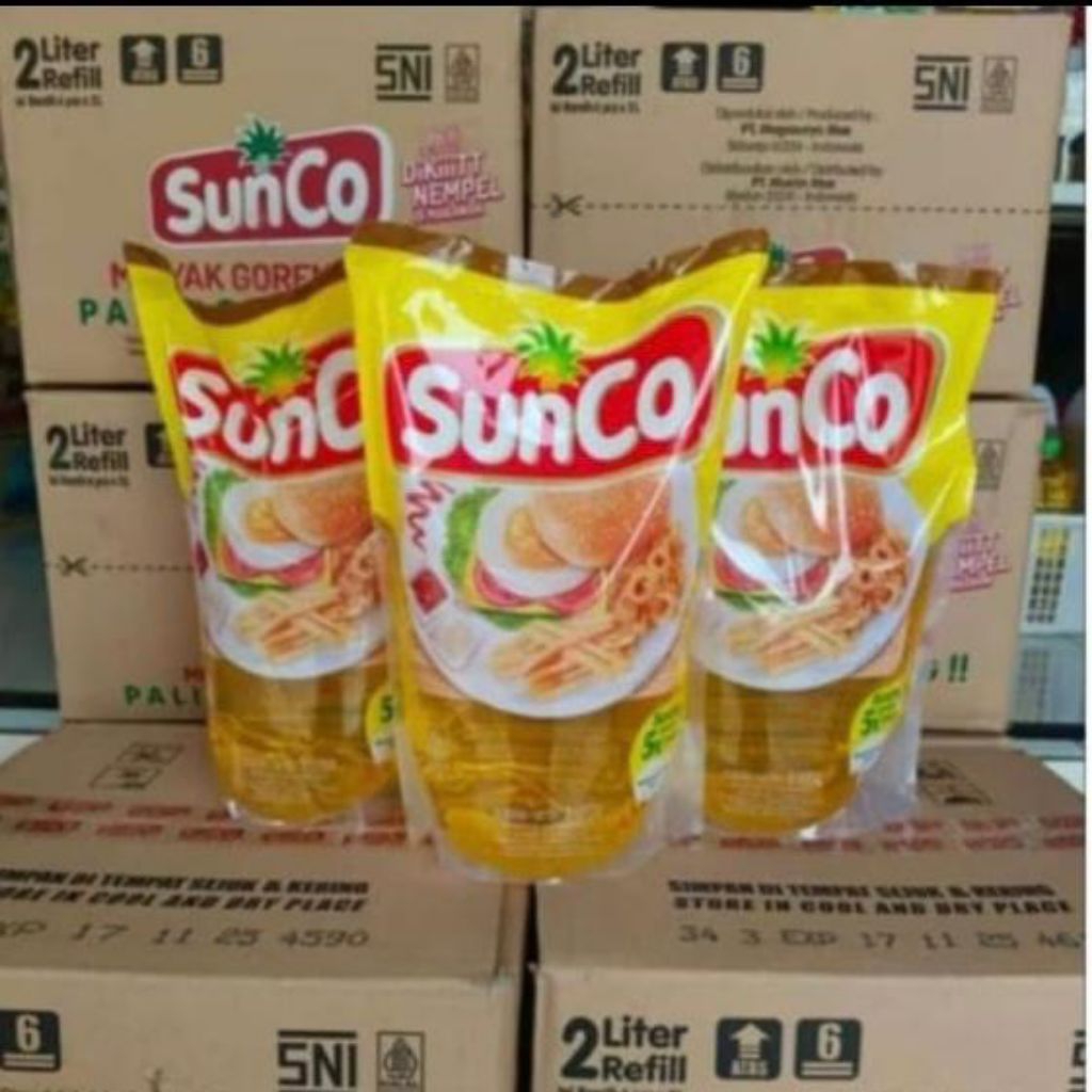 

Minyak SunCo 2 liter 4 Karton (2l x 6 x 4) - Kemas Kresek Langsung Kirim