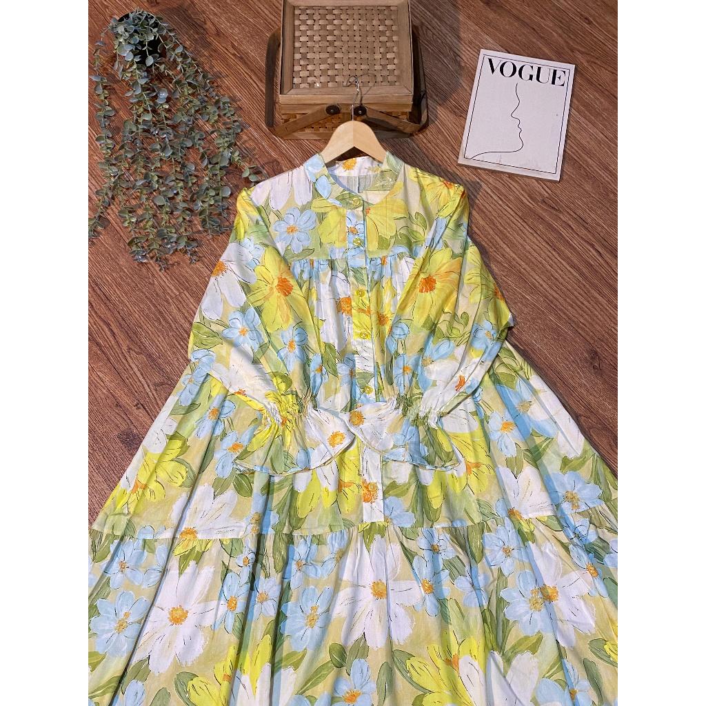 Haura Gamis Rayon premium | Gamis lengan Balon Muslim Dress