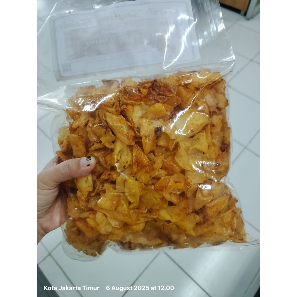 

Keripik Singkong Pedas Manis 500 gram