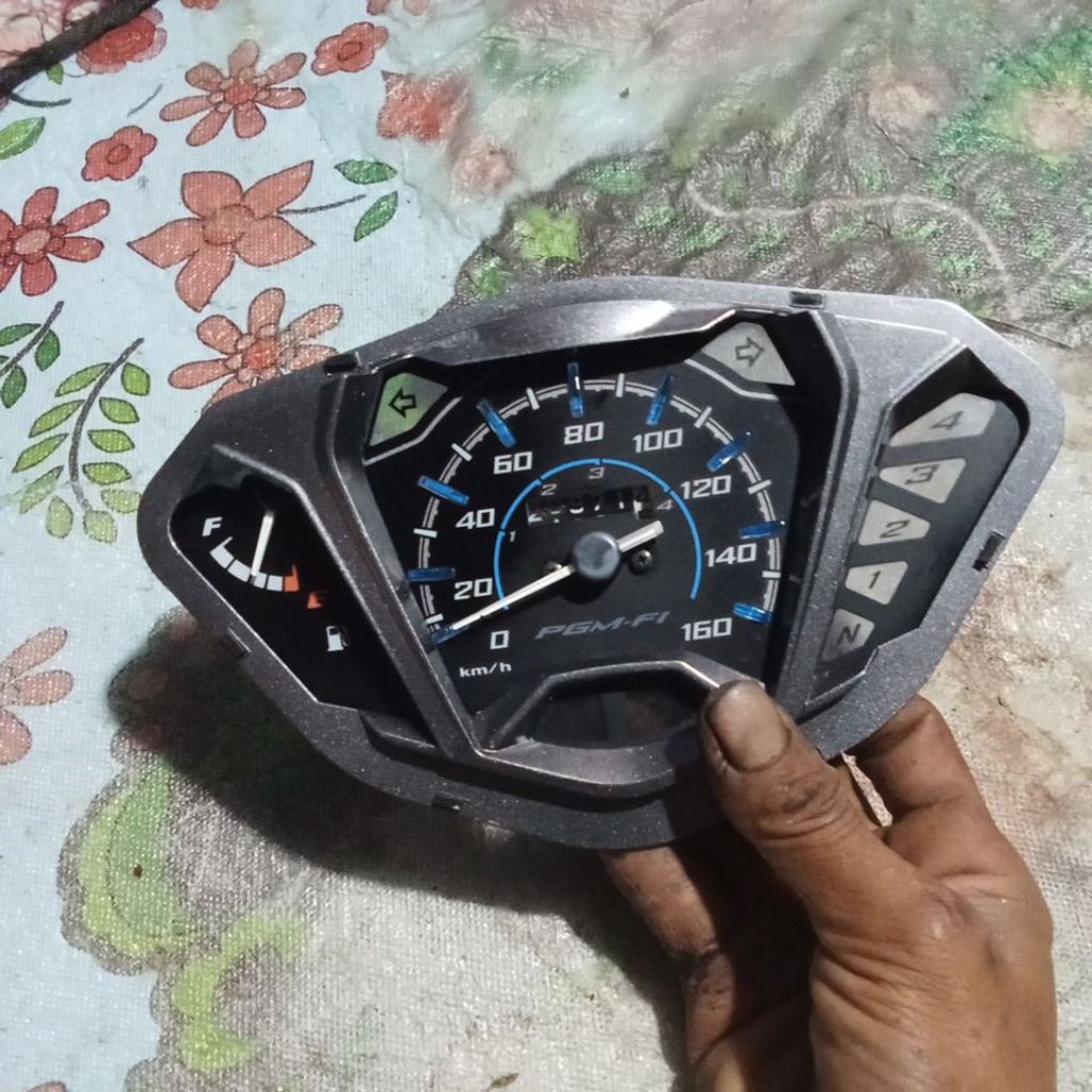 Mesin Rpm Amper Bensin Spedometer Honda Supra X 125 Fi Injeksi Original Second Fungsi Normal