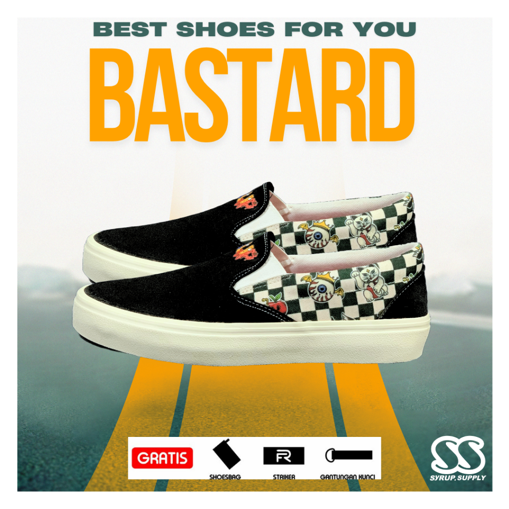 SYRUP SUPPLY l SLIPON B@STARD l SEPATU SLIP ON