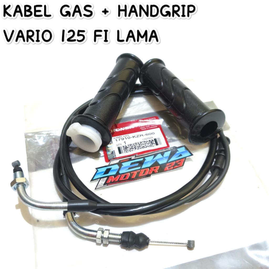 KABEL GAS + HANDGRIP KZR VARIO 125 LAMA/OLD