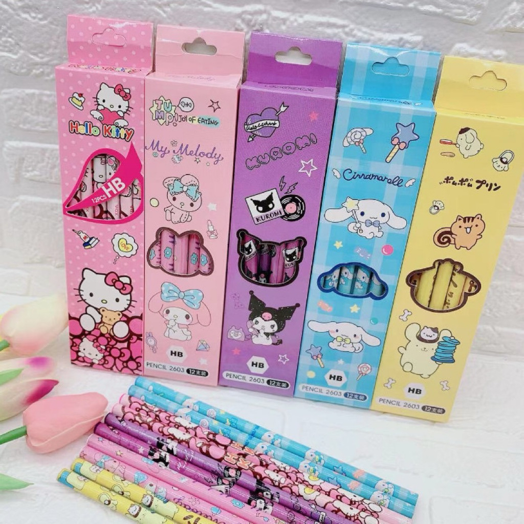 

pensil isi 12 HB fancy SanriO murah