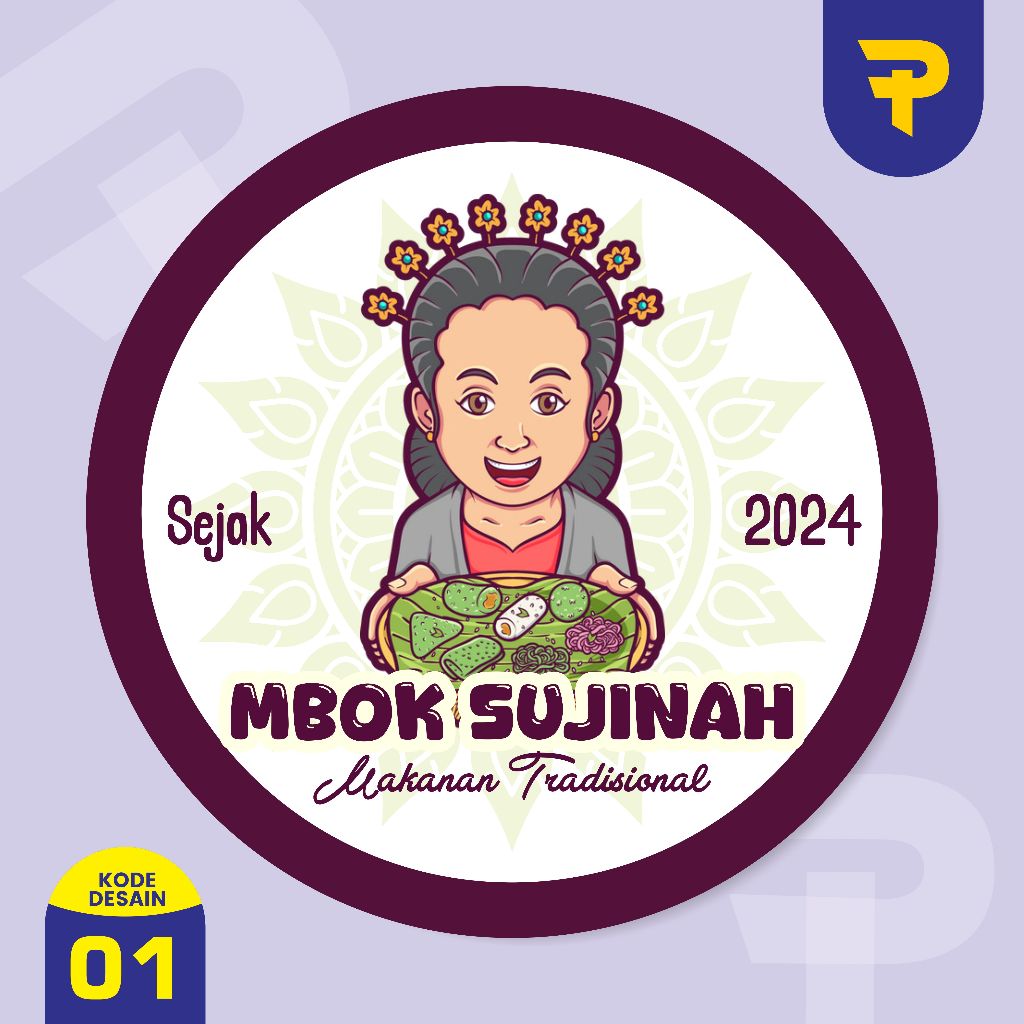 

stiker label makanan