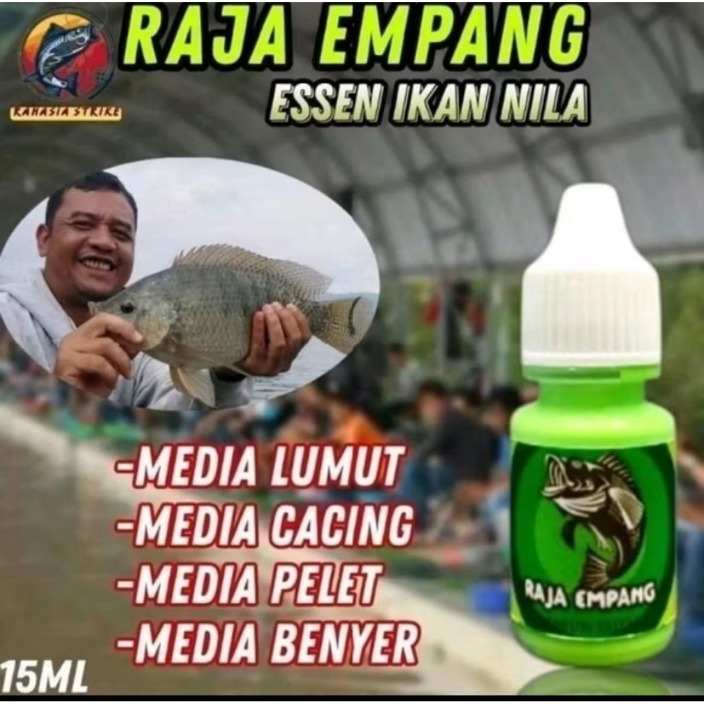 Essen ikan nila RAJA EMPANG media lumut paling ampuh essen ikan nila cacing essen ikan liar nila pel