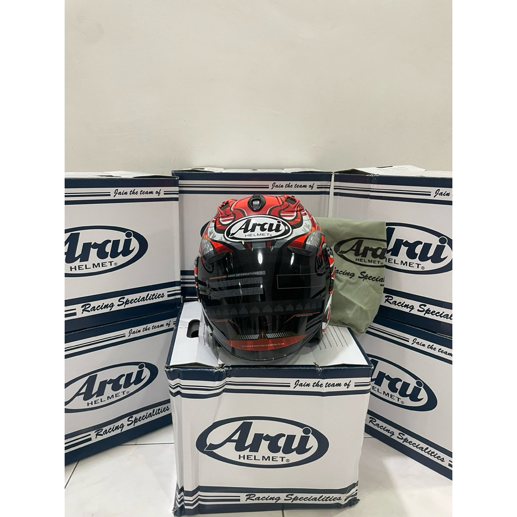 Helm Copy Arai Motif Haga Fire