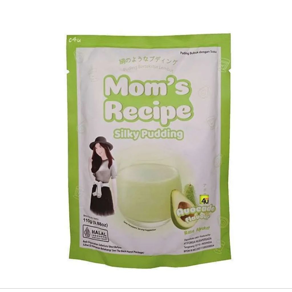 

mom's recipe silky puding avocado 110gr