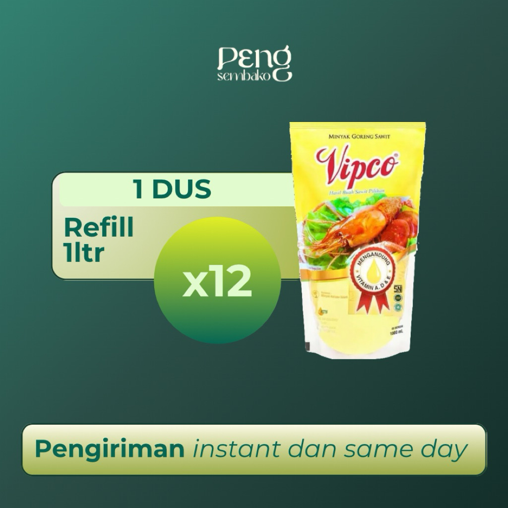 

VIPCO Minyak Goreng (1ltr x 12pcs)