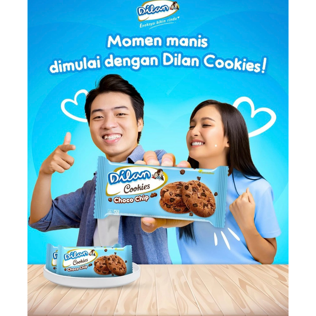 

Dilan Cookies Choco Chip 1 Box Isi 23pcs