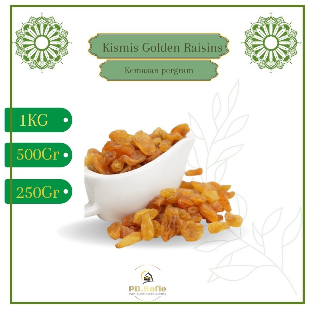 

Kismis Golden raisin jumbo/Kismis asam manis10KG| Oleh oleh haji dan umroh