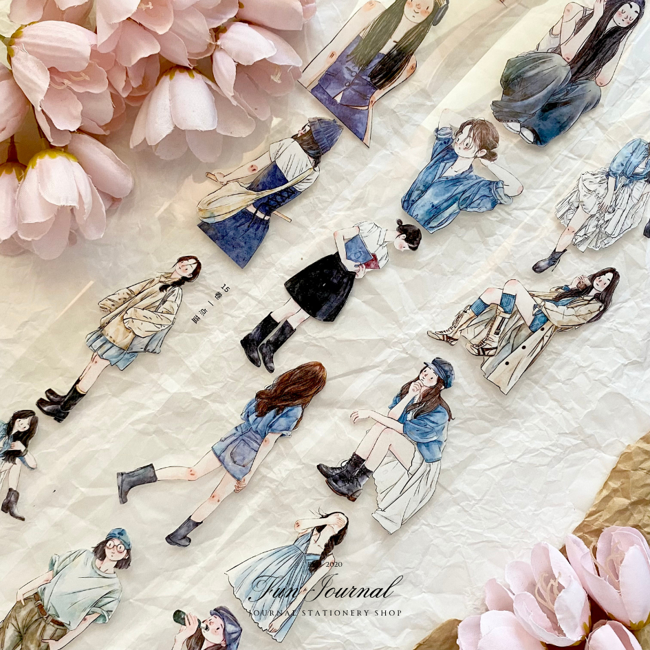 

WASHI TAPE COLLECTION SHARE SAMPLE 2 FLOWER VINTAGE RETRO WOMAN HUMAN GIRL BOY CUTE EPHEMERA UNTUK JOURNAL JURNAL SCRAPBOOK DIY PLANNER BULLET JOURNAL BUJO DECORATION DEKORASI