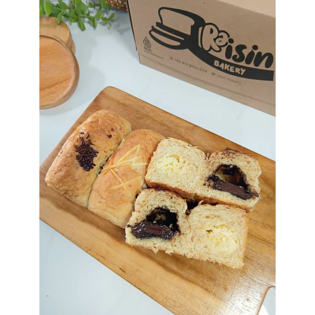 

Roti Sobek Gandum Coklat Keju Manis