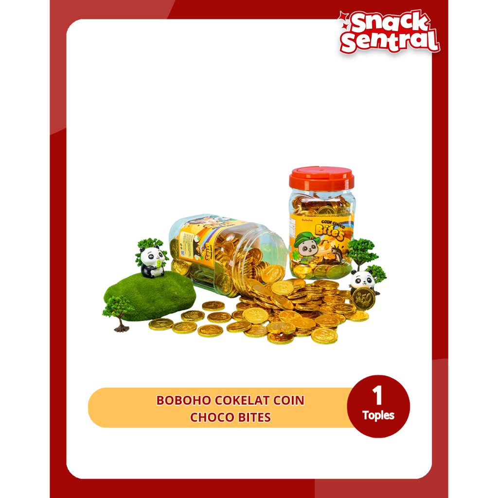 

BOBOHO Cokelat Coin Choco Bites | Coklat Koin Enak Murah Isi Banyak