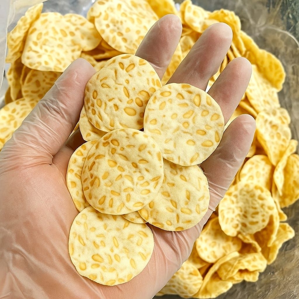 

KERIPIK TEMPE SAGU ORIGINAL RENYAH GURIH 150GRAM