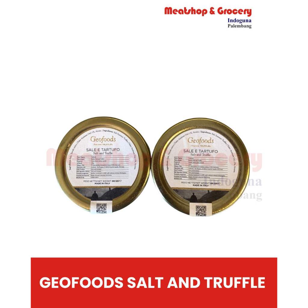 

Geofoods Salt And Truffle 120 GR | Geofoods Garam Dan Truffle 120 GR | Italian Truffles