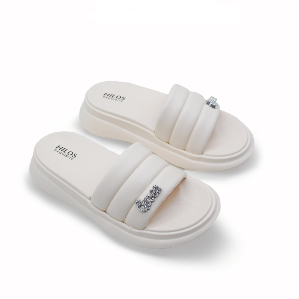 Sandal Wedges Wanita Cantik Selop Kekinian Terlaris / Sandal Wedges Wanita