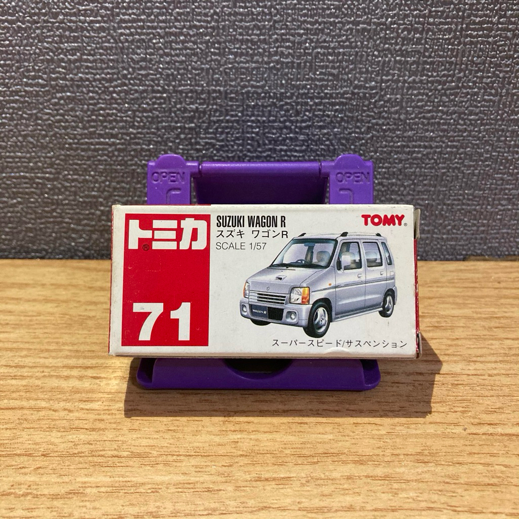 Tomica suzuki wagon r silver tomy merah karimun kotak