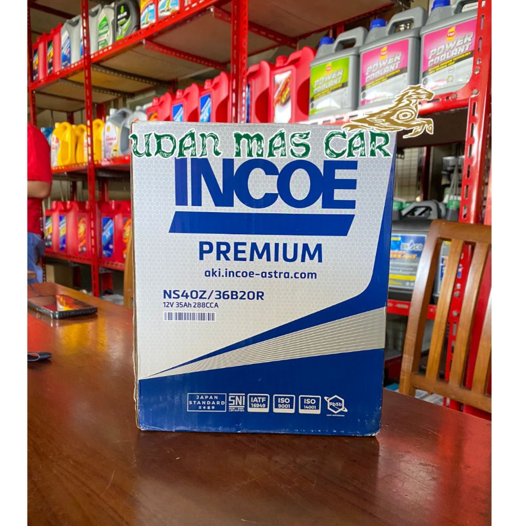 AKI INCOE NS40Z 36B20R 12V 35AH