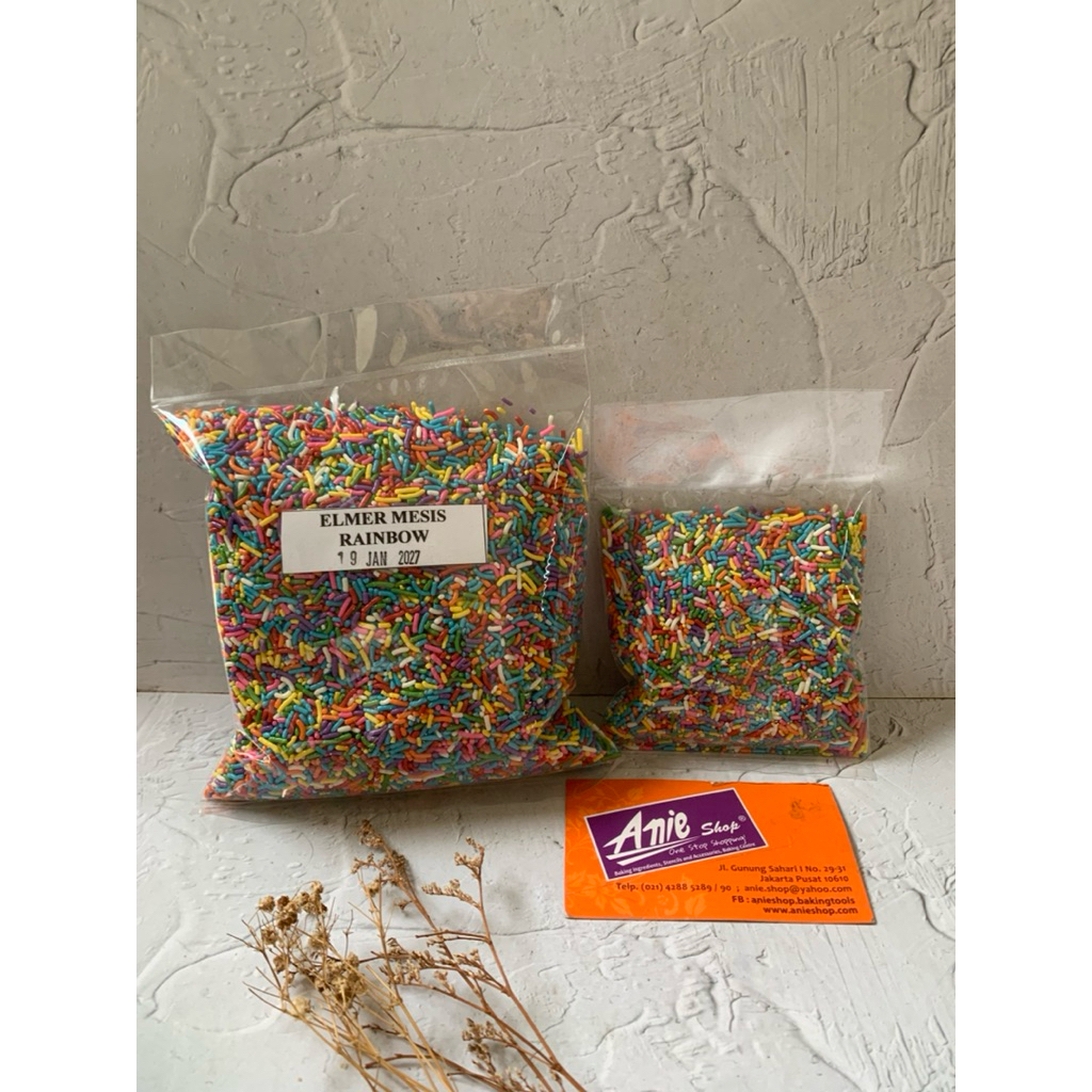 Elmer chocorice rainbow/meses elmer warna warni/coklat butir warna warni