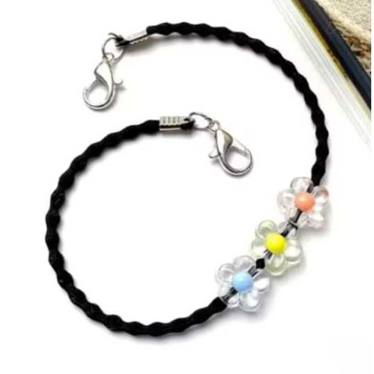 Konektor masker tali elastis / konektor hijab / pengait masker headloop / strap masker pendek elasti