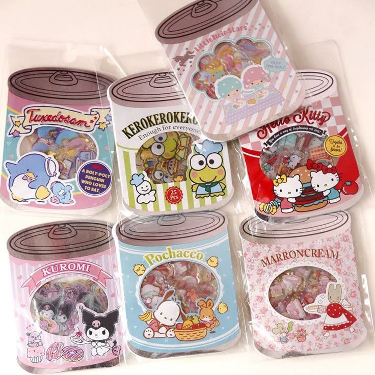 

TR- 100 Lembar Sticker Motif Momo Sanrio Labubu Cici Snoopy Paw Patrol Stiker Kartun Korea Lucu Anti Air Dekorasi Handbook Scrapbook DIYu