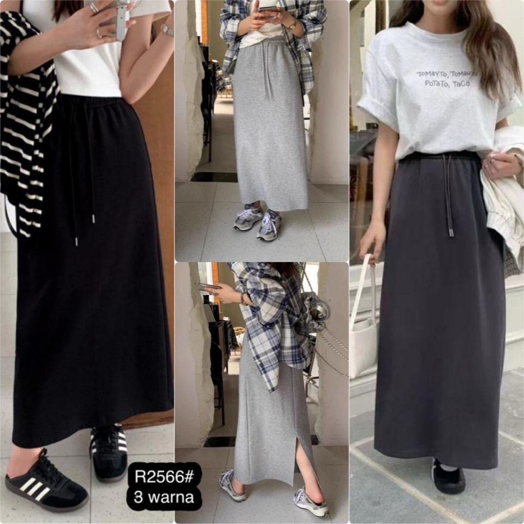 Rok kaos strech serut import