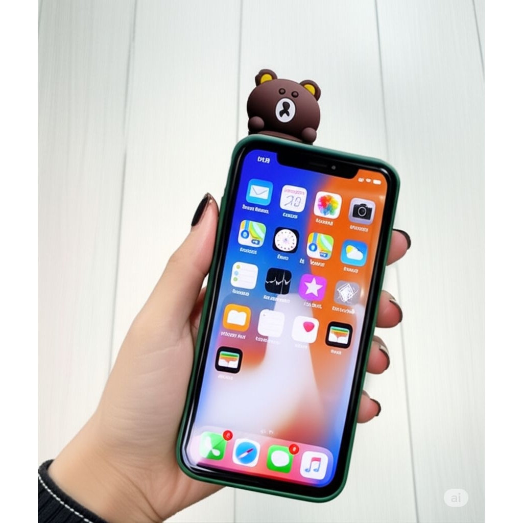 (06) FANCY STYLE SOFT CASE FOR IPHONE XR - CASE BONEKA NGINTIP