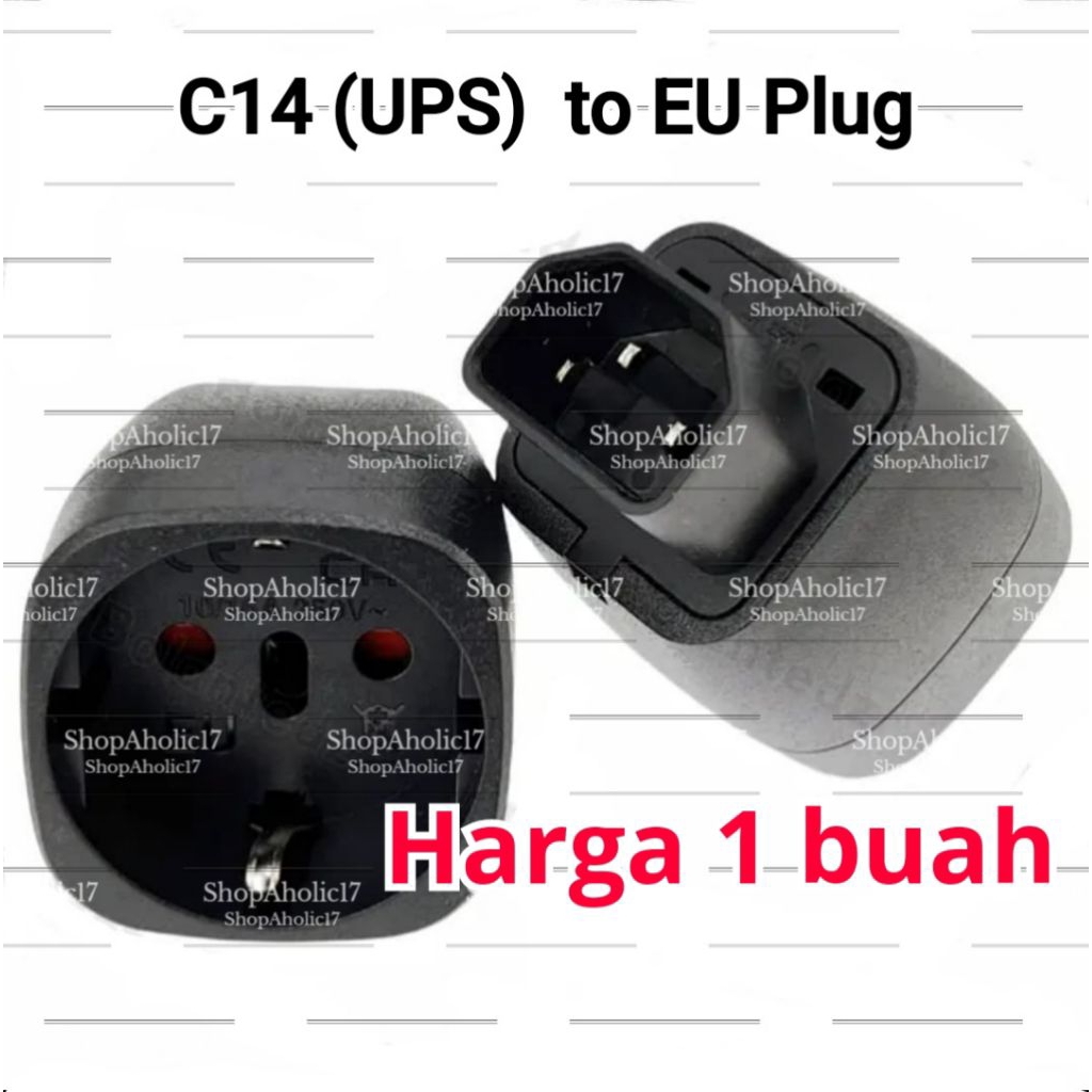 UPS Adapter Converter C14  to EU Plug UPS IEC
