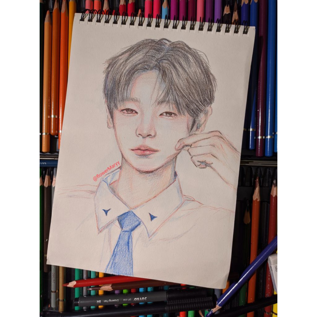 

lukisan custom gambar anime kpop dll