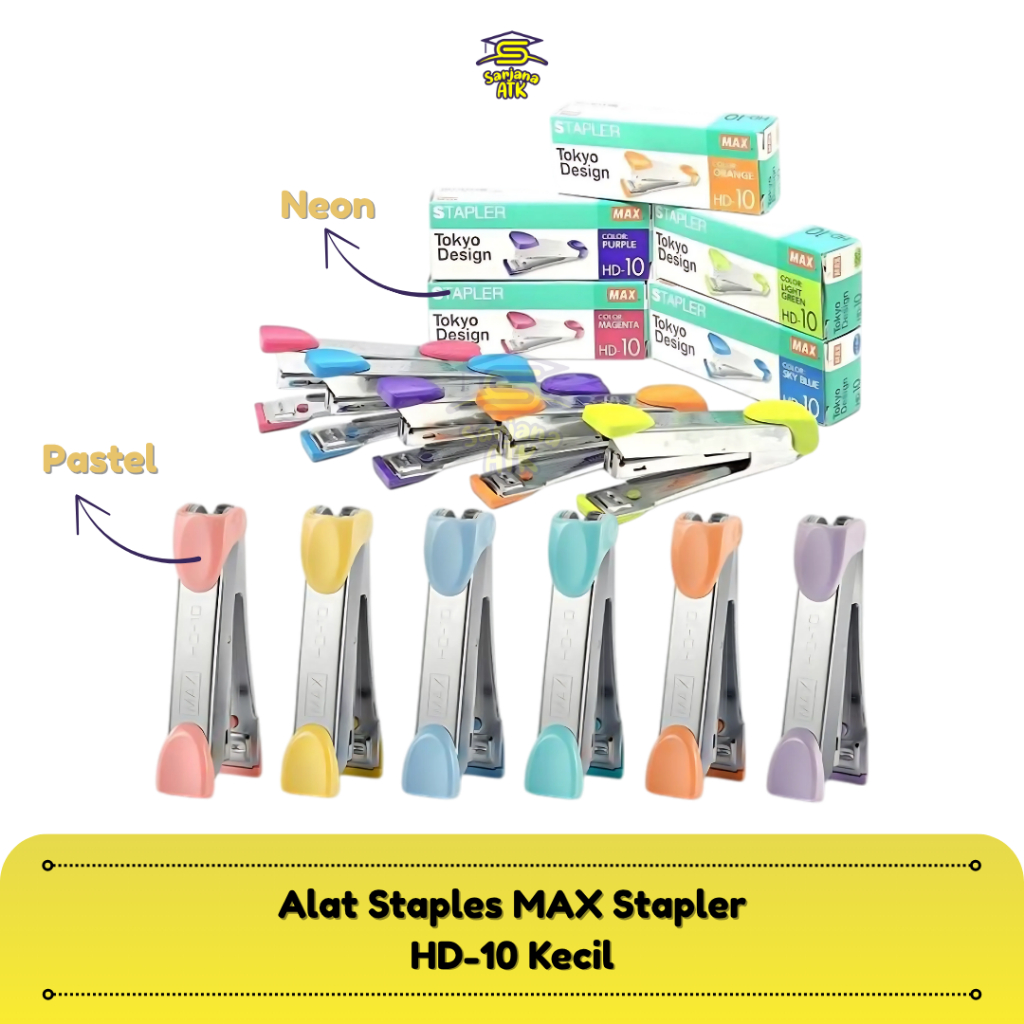 

Alat Staples MAX Stapler HD-10 Kecil