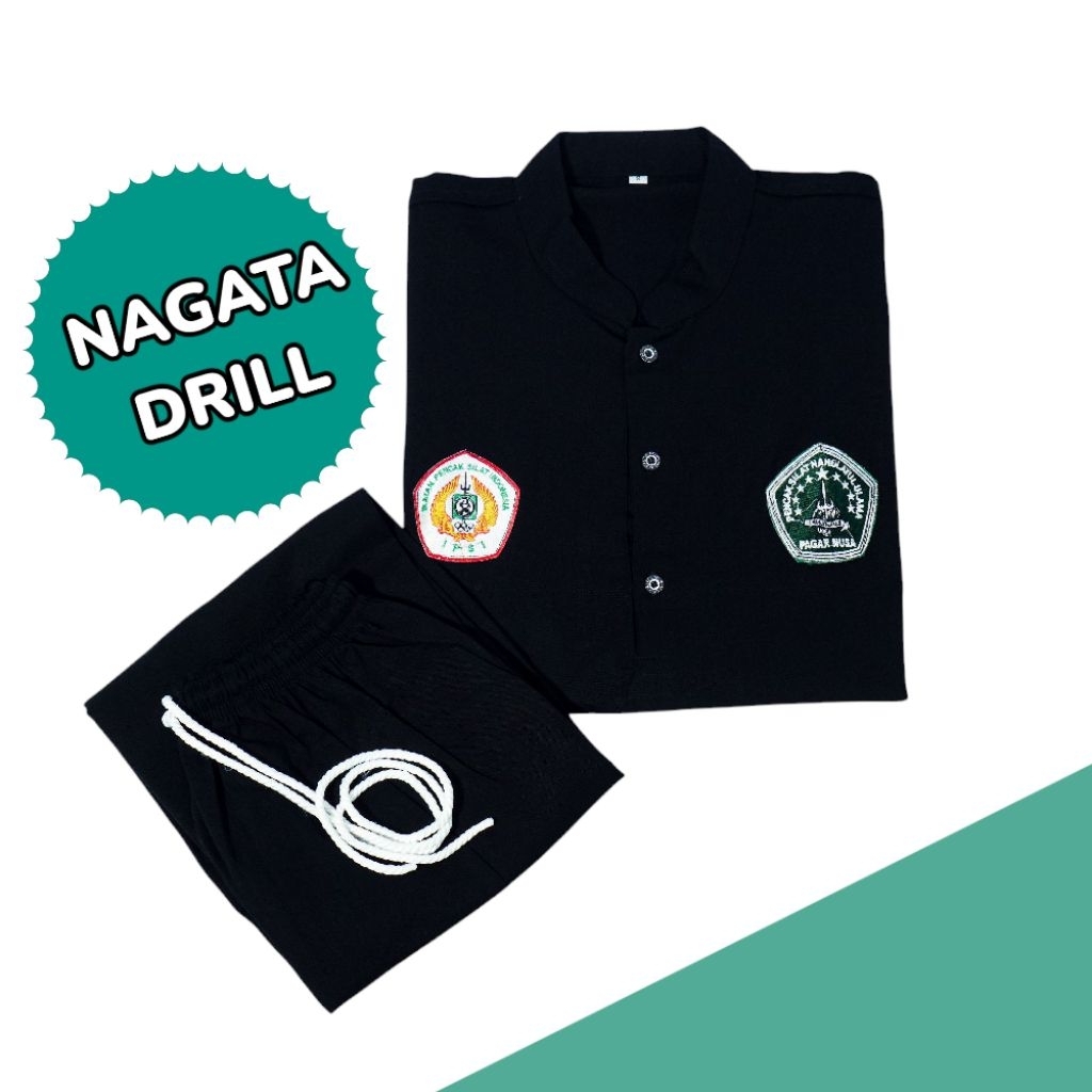 SERAGAM PAGAR NUSA NAGATA DRIL / SERAGAM SILAT / PAGAR NUSA / SAKRAL PAGAR NUSA