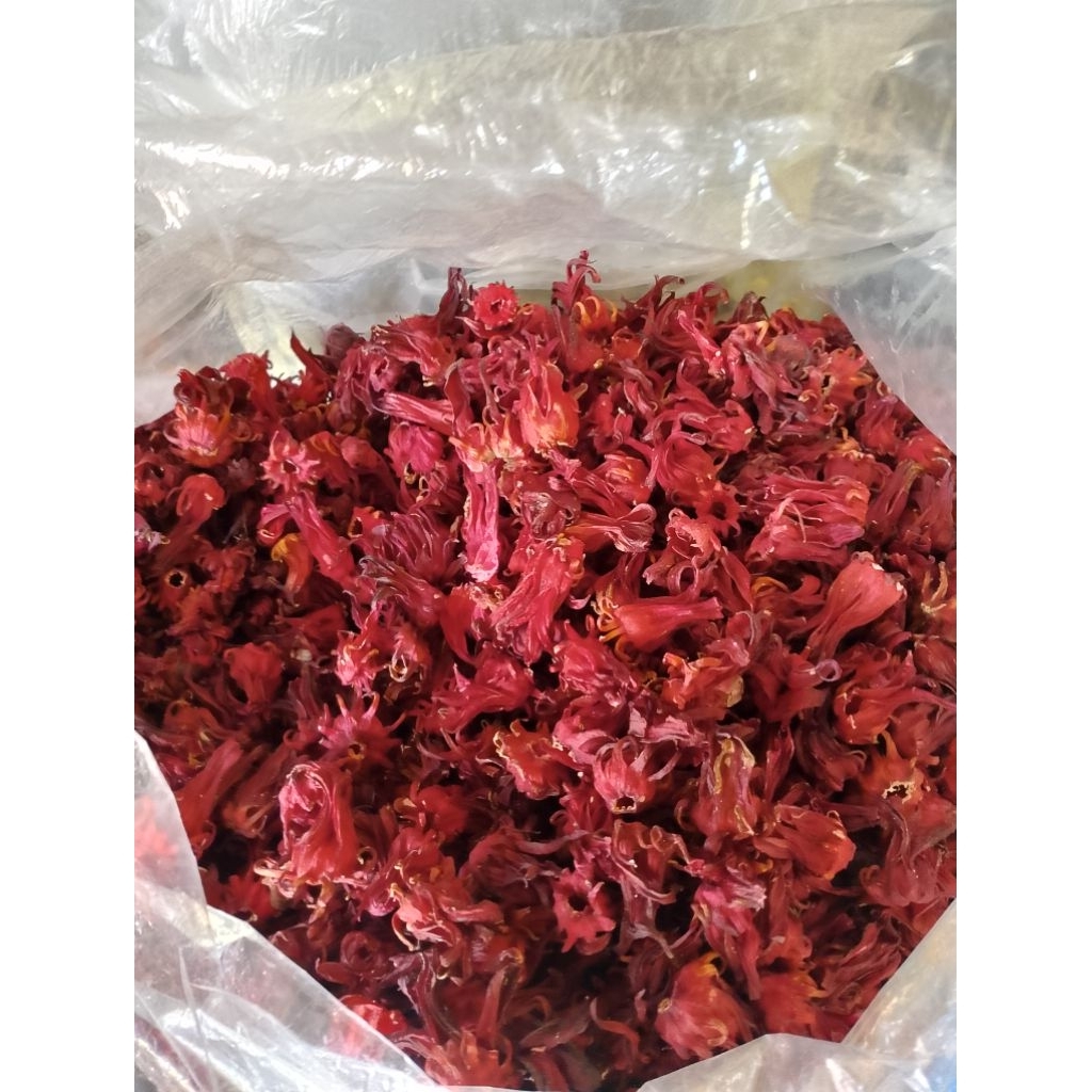 

Bunga Rosella Merah Kering 1 kg Murah Grade A isi 1000 Gram