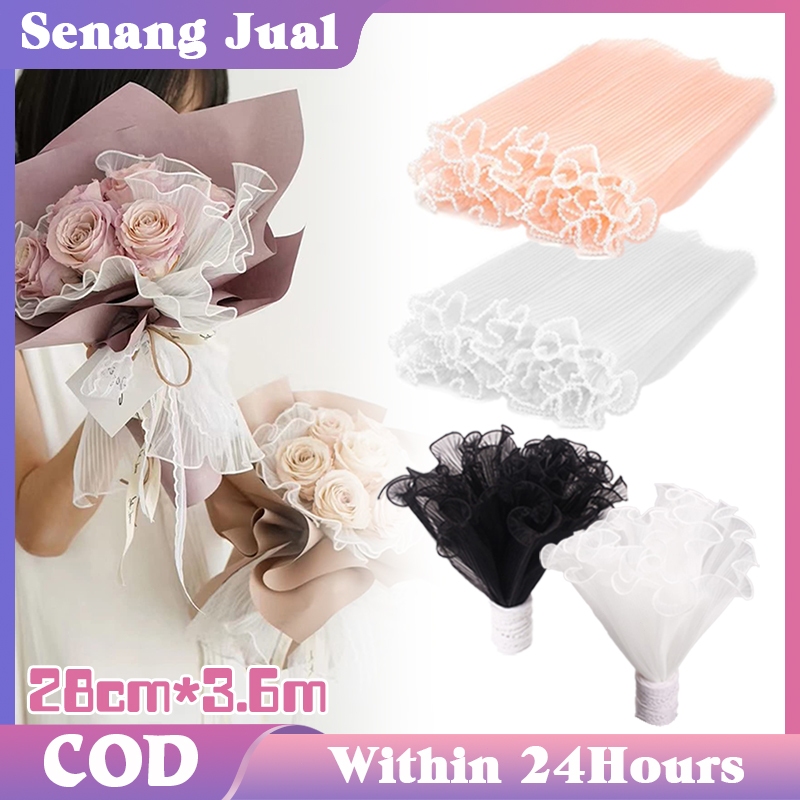 

Wrapping Korean Lace Mesh Wrap Korean Keriting Curly Wave