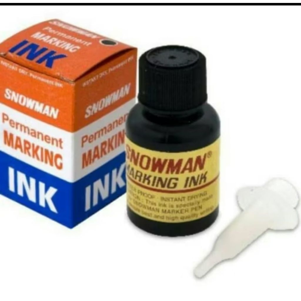 

Tinta isi ulang Spidol permanen Snowman Hitam