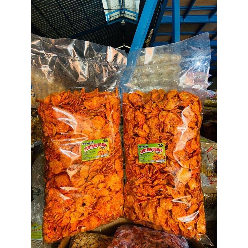 

Kentang Udang Koin Kemasan 250gr-1000gr