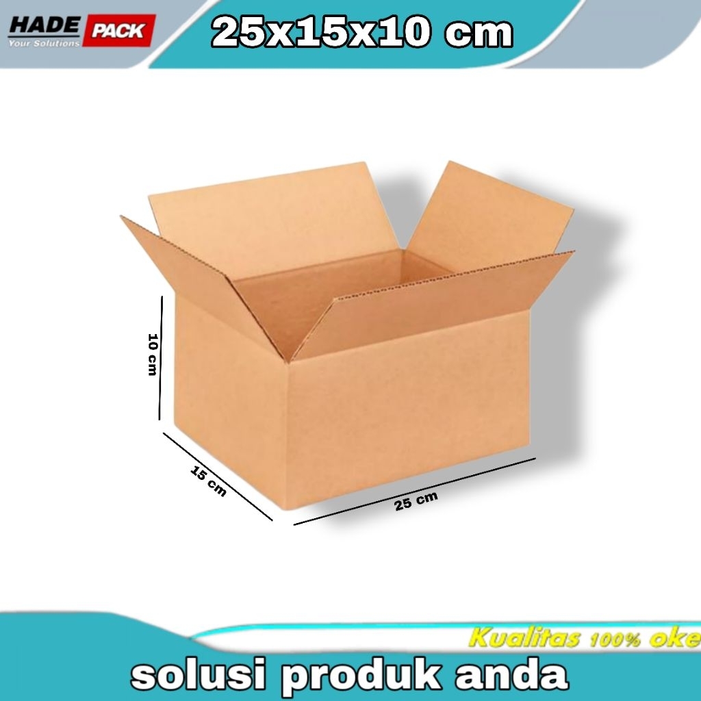 

Kardus 25x15x10 cm - Bersih, Kuat dan Praktis untuk Packing
