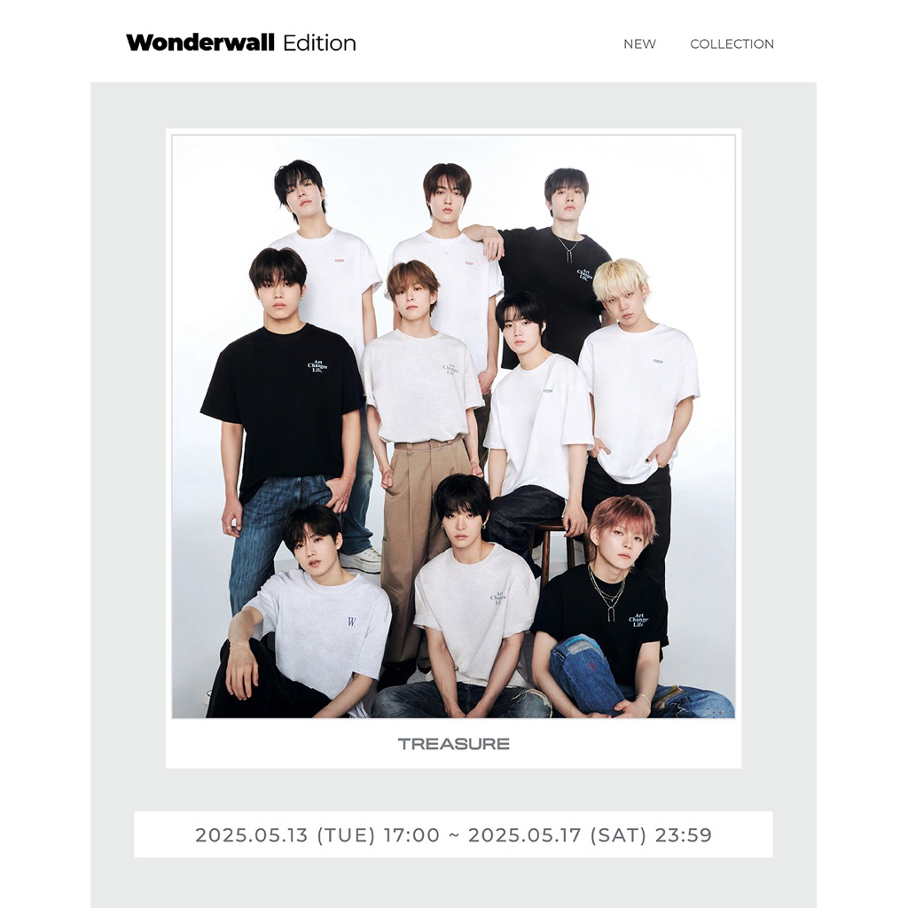 pelunasan merch Treasure x Wonderwall