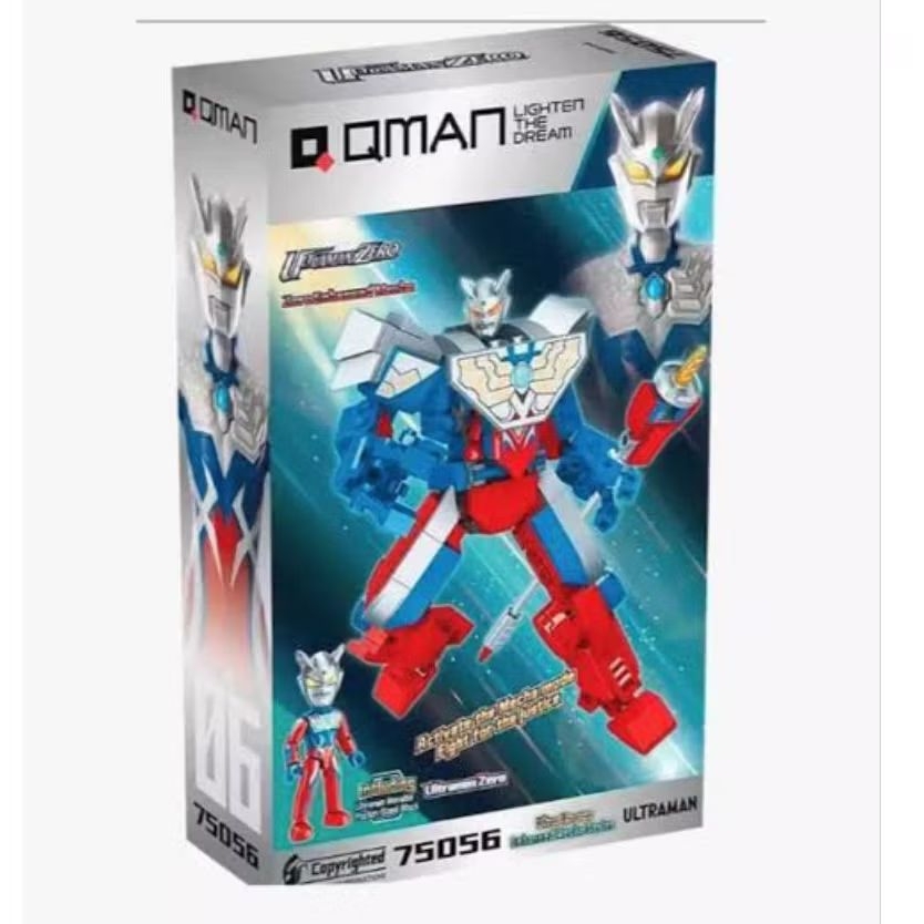 Mainan Robot Action Figure Lego Qman Keeppley Ultraman Zero