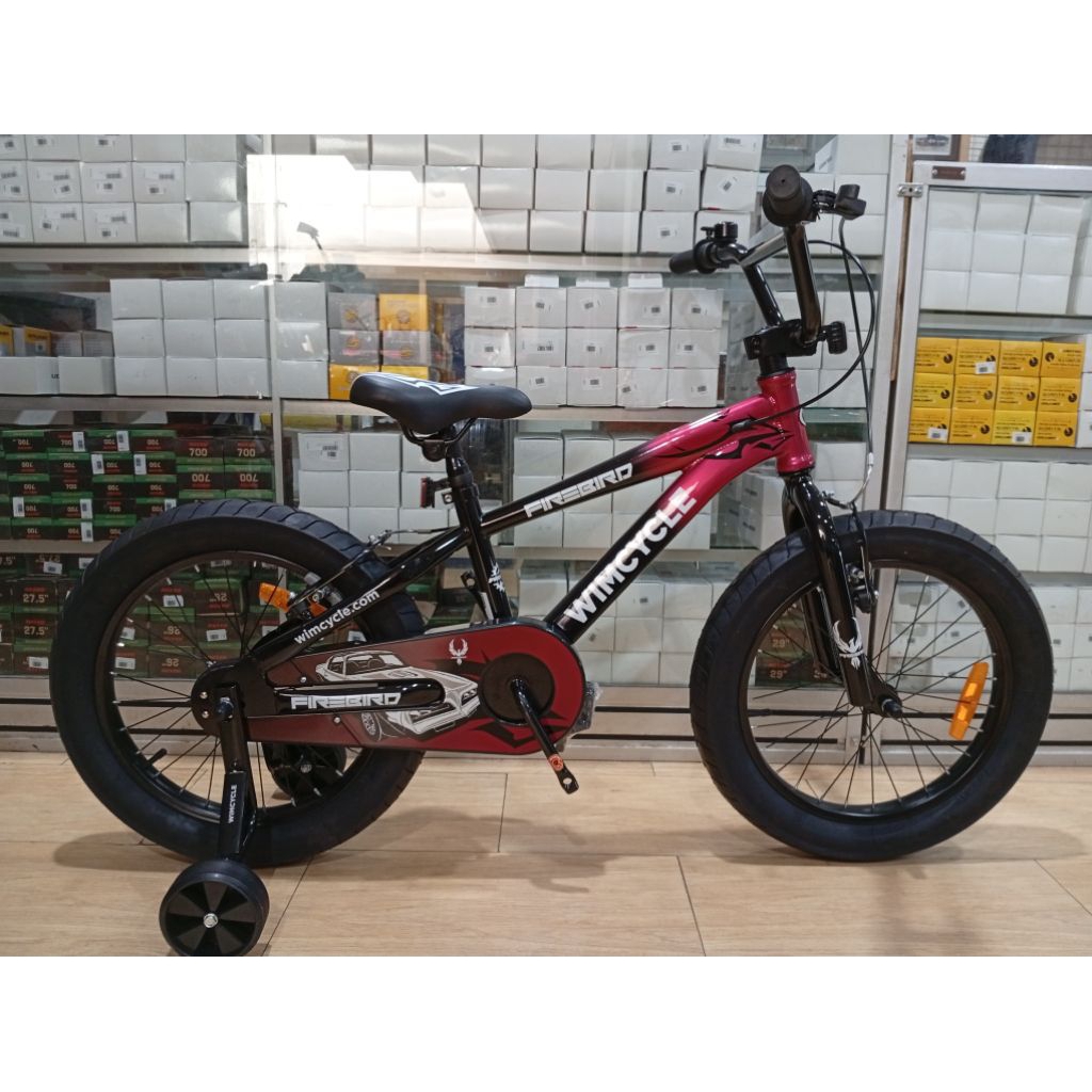 Sepeda BMX 18 inch Wimcycle Firebird ban 3.0 - new original
