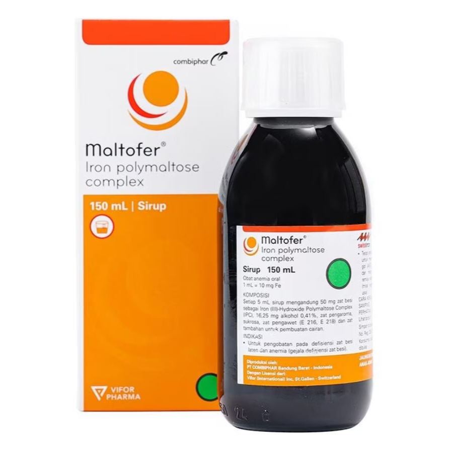 

Maltofer Sirup 150 Ml Obat Kekurangan zat besi