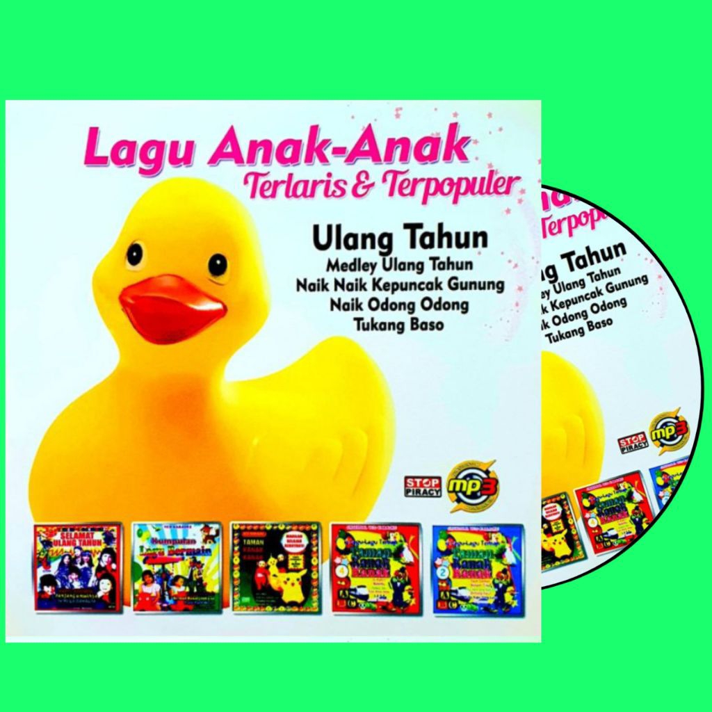 KASET CD MP3 LAGU ANAK ANAK BAHASA INDONESIA - MP3 LAGU TAMAN KANAK KANAK - KASET MP3 MUSIK LAGU ANA