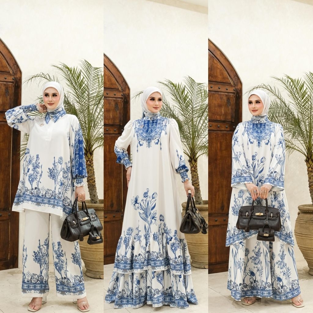 FARIS SYARI - GRACE SERIES | OMEIRO ADDICT| GAMIS SET ROK DAN CELANA