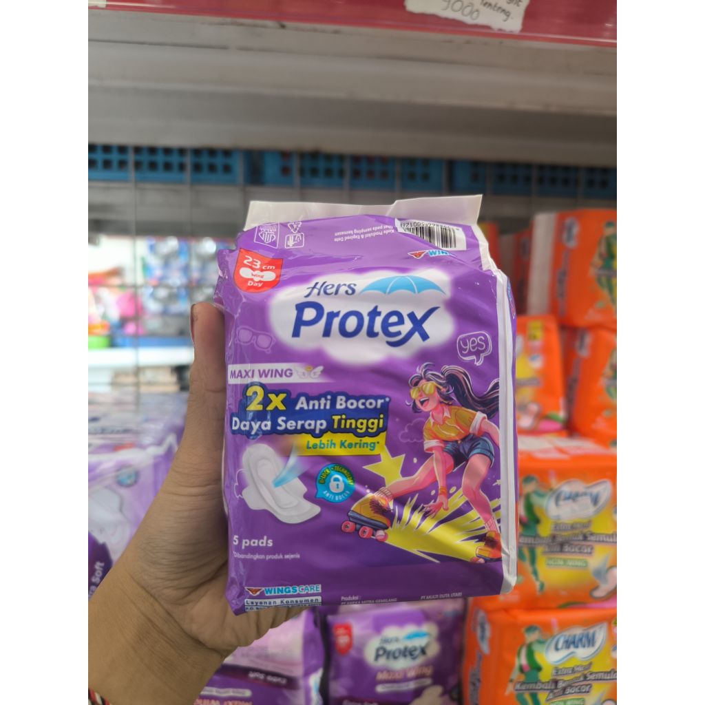HERS PROTEX UNGU 23CM ISI 5PADS