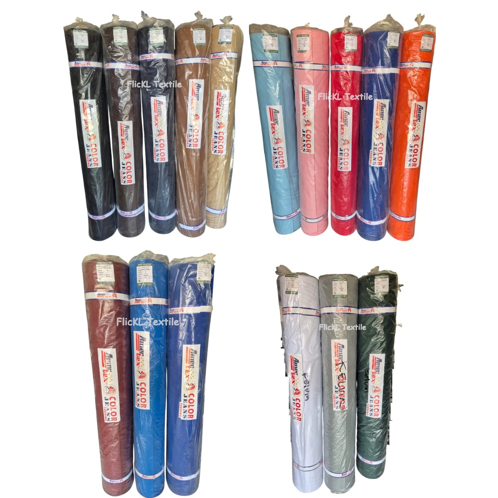 Kain Jeans Sueding Bahan Denim Sueding Rafel Rapel Sueding Twill 7s Sueding Amertex Rollan