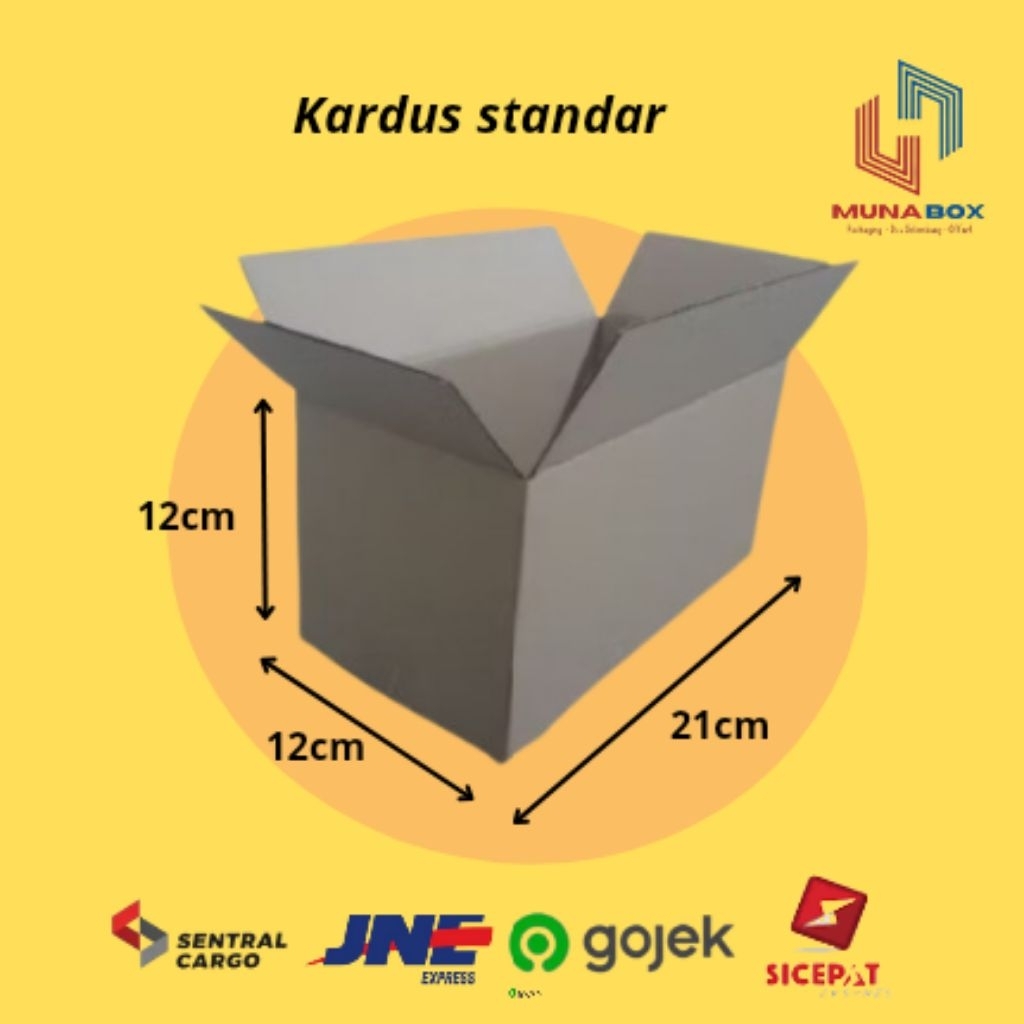 

Kardus Standar Box 21x12x12 Kardus packing