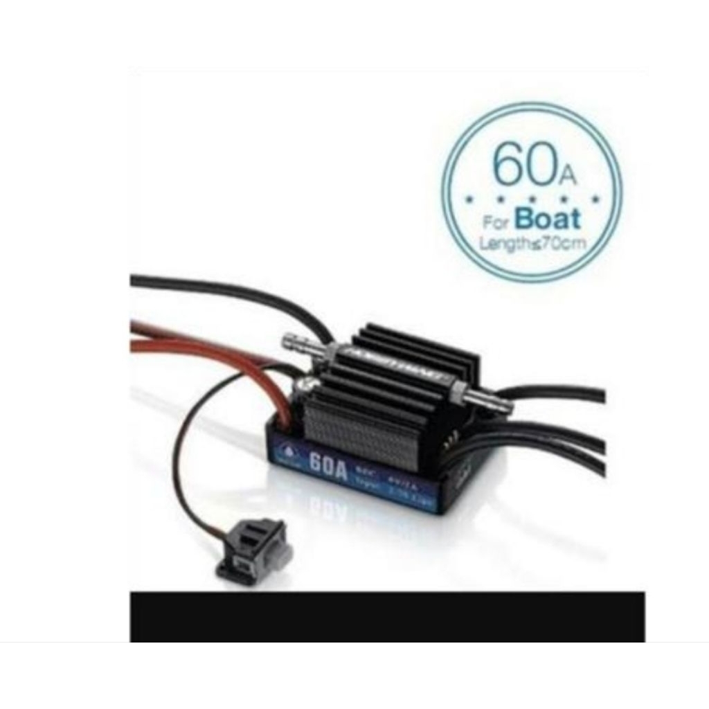 Hobbywing ESC atau speed control boat seaking 60amh