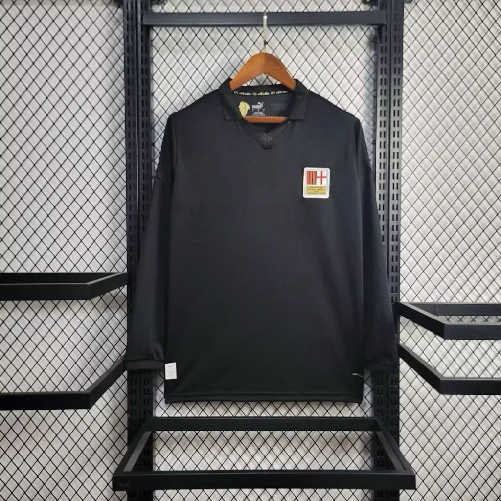 Jersey AC Milan Retro Black Long Sleeve Edition