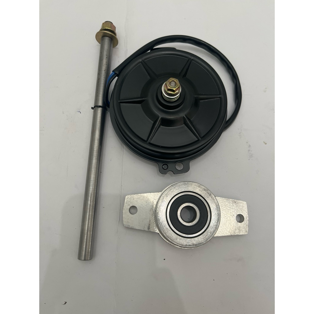 Set Dinamo DC + As 12mm + Bearing Sparepart Mesin arumanis Onderdil