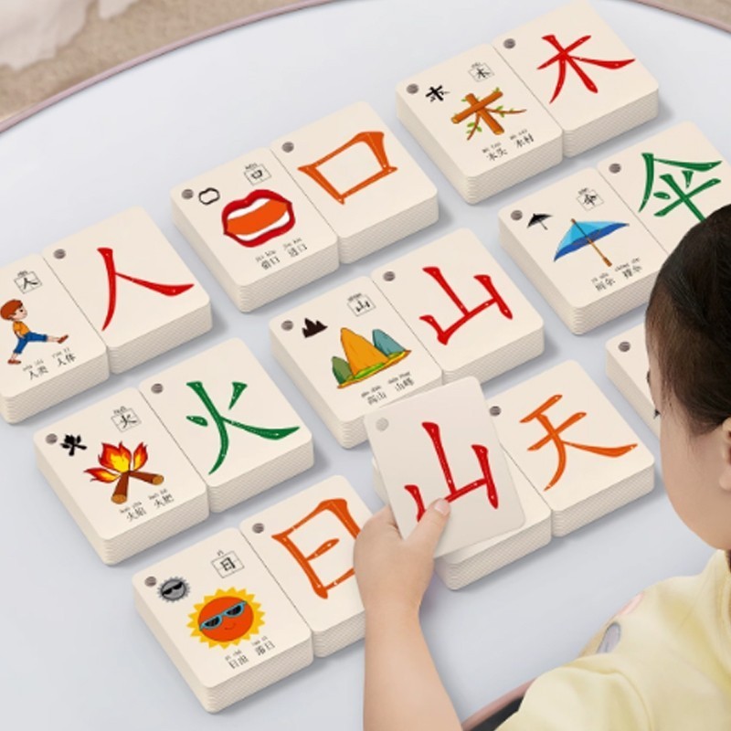 Flash Card Mandarin Hsk 1 Flash Card Kanji Chinese Flashcard Untuk Edukasi Anak