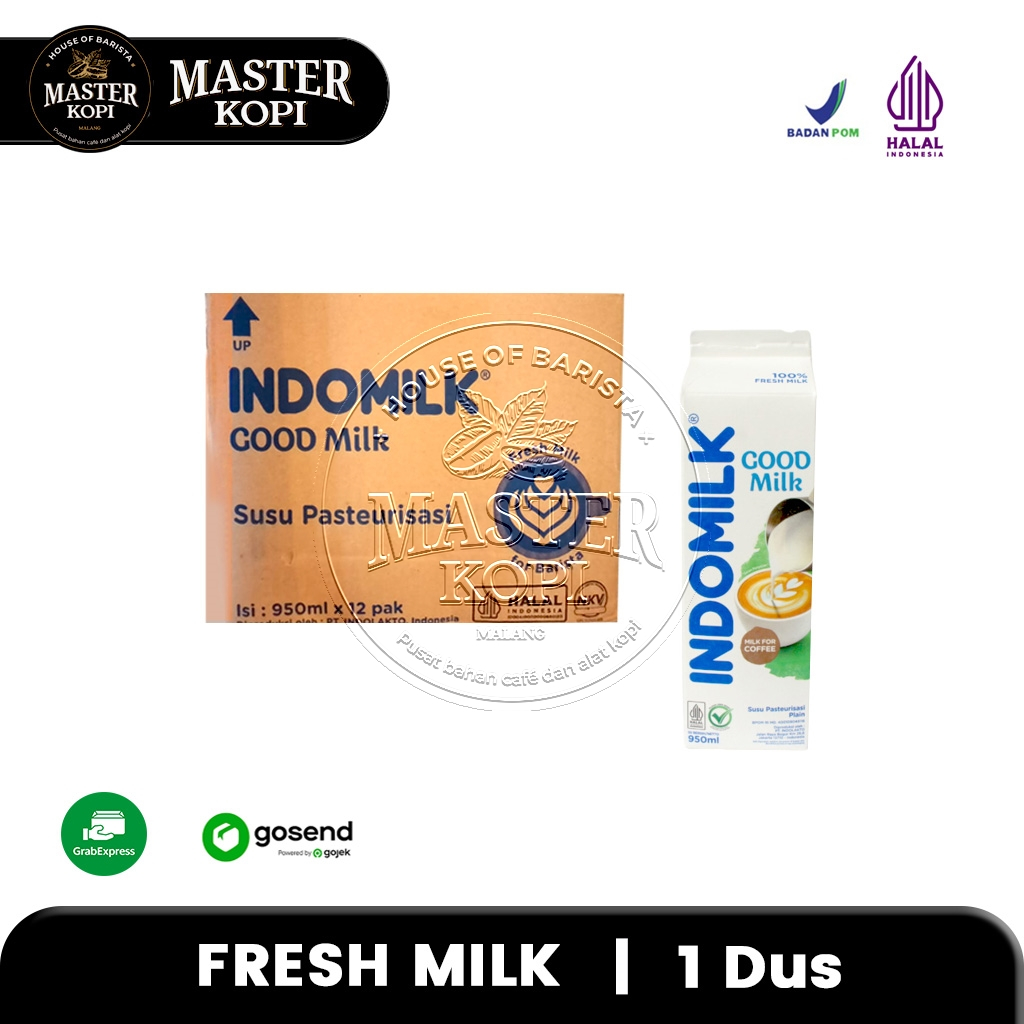 

Susu Fresh Milk INDOMILK 1 Karton Good Milk Susu Pasteurisasi KHUSUS INSTANT
